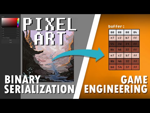 Binary Serialization and Pixel Art in C and OpenGL | Game Engineering
