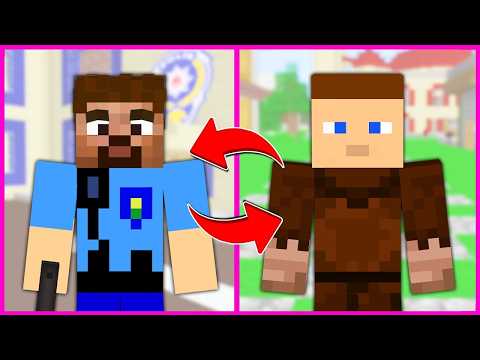FAKİR POLİS OLDU, KEREM KOMİSER FAKİR OLDU! 😱 - Minecraft ZENGİN FAKİR HAYATI!