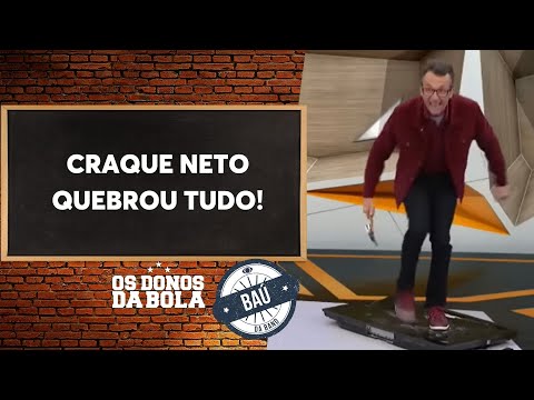 Baú do Neto | Craque Neto quebra TV ao vivo