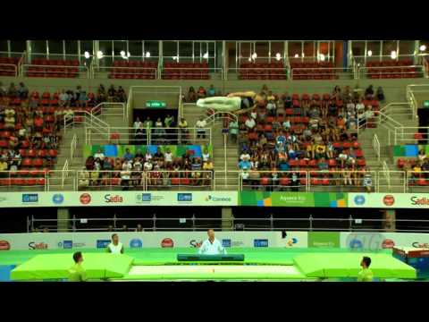 SCHMIDT Dylan (NZL) - 2016 Olympic Test Event, Rio (BRA) - Individual Final Trampoline Routine 1