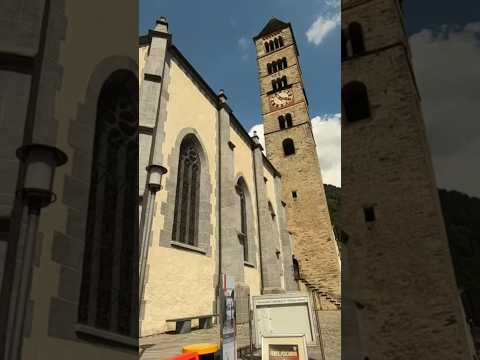 UN GIRO PER POSCHIAVO🇨🇭 #interrail #svizzera #alpi #montagna #trekking #chiesa #citta #bernina #casa