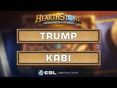 Hearthstone - Trump vs. Kabi - ESL Legendary Series Season 2 LAN Finals - Group A Losers Quarter