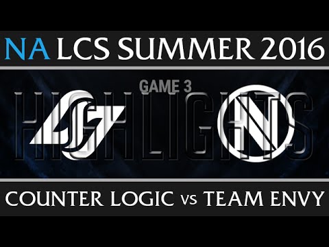CLG vs Team Envy Game 3 Highlights - NA LCS Week 3 Day 3 Summer 2016 - CLG vs NV G3