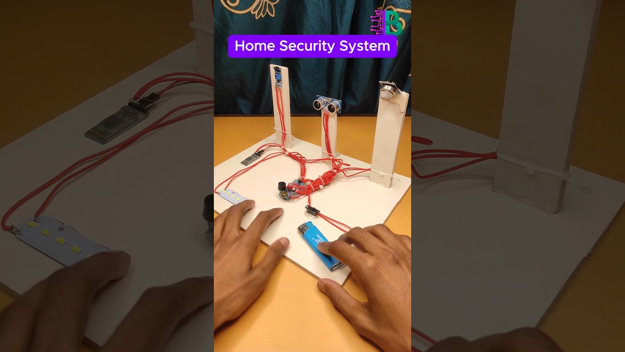 Smart Home Security System Project with Fire & Gas Leak Detection Video Thumbnail