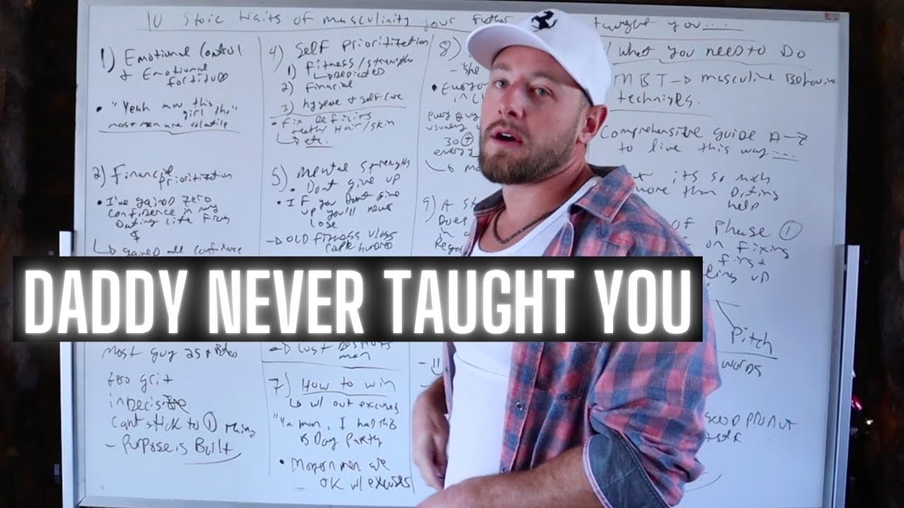 10 STOIC traits of MASCULINITY that your FATHER NEVER Taught YOU (Unlock masculine energy NOW)