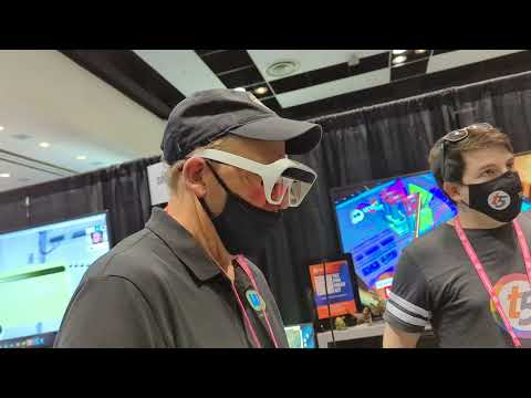 Tilt 5 AR Headset at AWE 2021