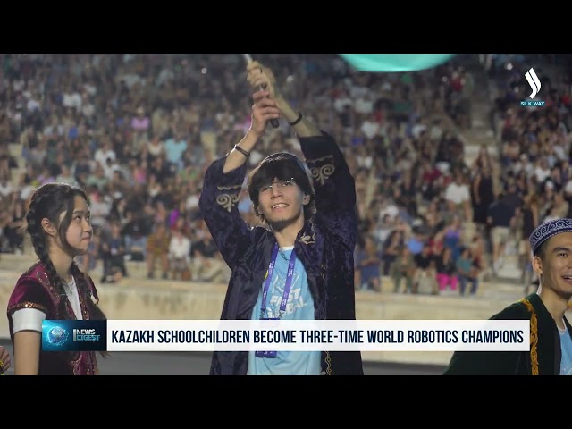 Kazakistanlı öğrenciler üçüncü kez robotikten Dünya Şampiyonu oldular