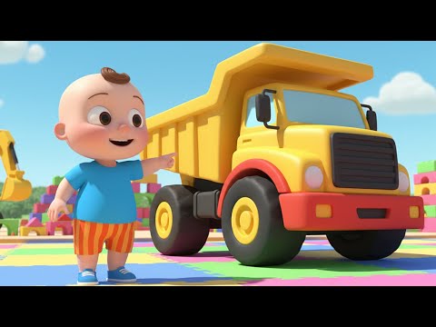 Wheels on the Construction Trucks | Construction Vehicles | Baby Zoki Nursery Rhymes & Kids Songs