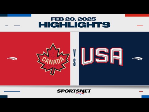 4 Nations Face-Off Final Highlights | Canada vs. USA - February 20, 2025