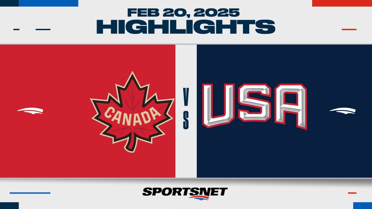 4 Nations Face-Off Final Highlights | Canada vs. USA - February 20, 2025