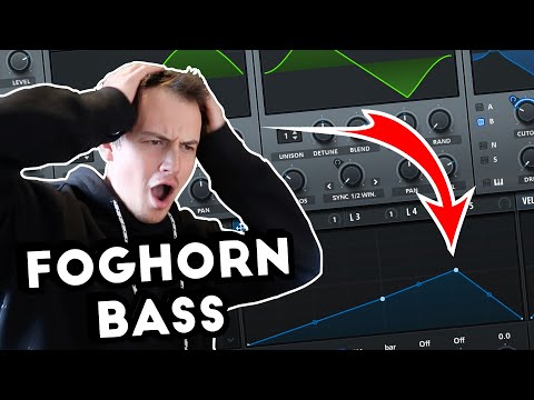 How To Make The Ultimate DNB FOGHORN BASS inside of SERUM!!!