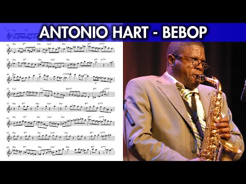 Antonio Hart on "Bebop" - Live with Dizzy Gillespie (1992) - Solo Transcription for Alto Sax