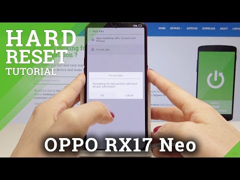 How to Perform Hard Reset in Oppo RX17 Neo - Factory Reset by Recovery Mode