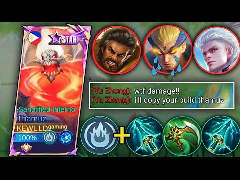 SIDELANE THAMUZ NEW DAMAGE HACK BUILD 2024! | THAMUZ BEST BUILD AND BEST EMBLEM 2024