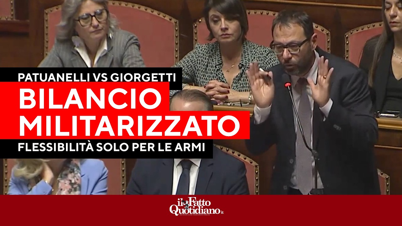 “Soldi alle armi ma non alla Sanità”. Patuanelli (M5S) smaschera Giorgetti sulle spese Nato