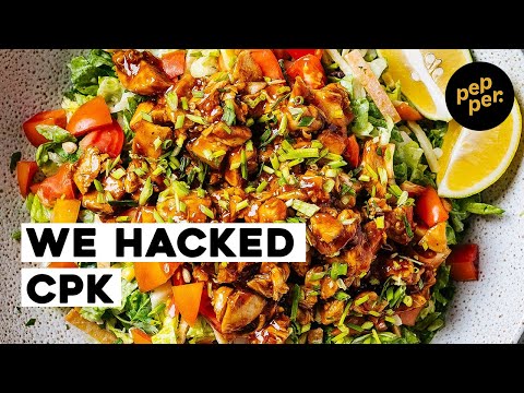 Salada original de frango picado com churrasco da California Pizza Kitchen | Dicas gastronômicas • Pepper.ph