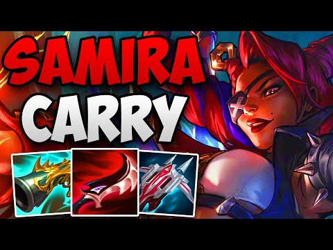 KOREAN CHALLENGER SAMIRA CARRIES HIS TEAM! | CHALLENGER SAMIRA ADC GAMEPLAY | Patch 13.24 S13