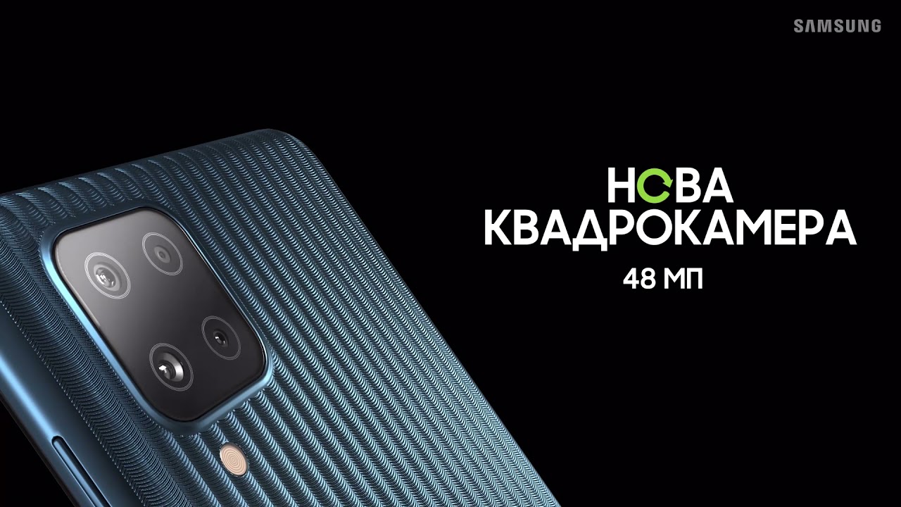 Samsung Galaxy M12 2021 M127F 4/64GB Light Blue (SM-M127FLBVSEK) video preview