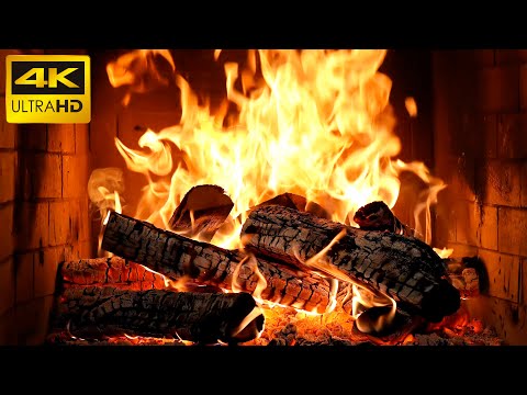 🔥 The Best Burning Fireplace Sounds and Soft Fire Crackles for a Peaceful Christmas Evening