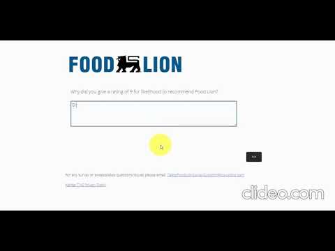 Food Lion Customer Survey - Win $500 Gift Card