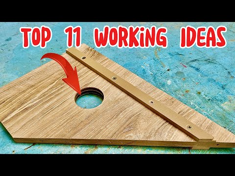 TOP 11 BRILLIANT IDEAS! Mind-Blowing Woodworking Hacks That Save Hours of Work!
