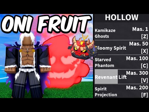 NEW Oni Fruit FULL SHOWCASE! Blox Fruits Oni Fruit Update Full Showcase