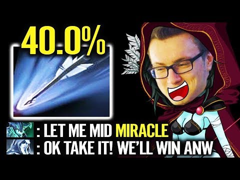 This why You  DO NOT Trashtalk to Miracle [Drow Ranger] EPIC Carry Gameplay Dota 2