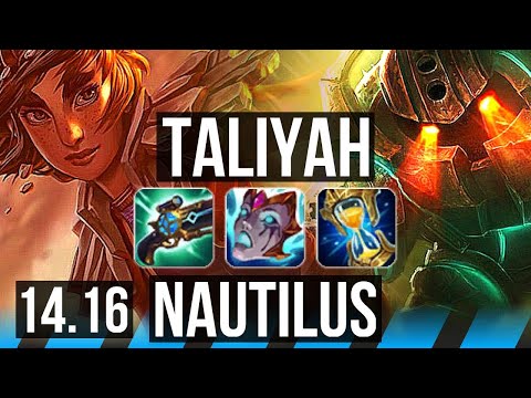TALIYAH vs NAUTILUS (MID) | 5k comeback, 66% winrate, 7/4/17 | NA Grandmaster | 14.16