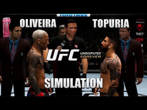 CRUSHED! Ilia Topuria vs Charles Oliveira | UFC Undisputed Forever SIMULATION