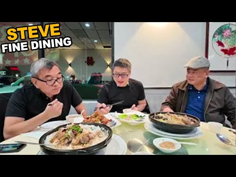 Steve Fine Dining At The Ellie’s Chinese Restaurant With DTM and Tung