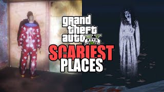 GTA 5 Scariest Easter Eggs! TOP 5 Scary Places - M