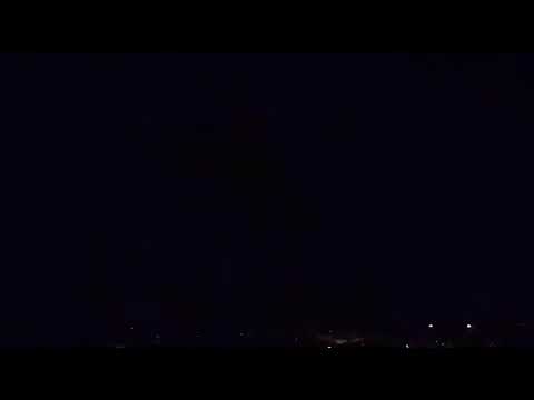 SICILIA: spettacolo di fulmini e saette su Palermo