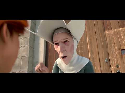 Final trailer beats: Félicie center stage under cool follow-spot as the orchestra swells