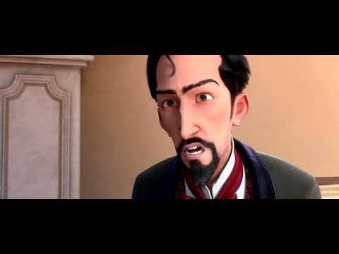 Leap! (2017) official trailer frame: Félicie dashing through Paris toward the Opera