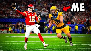 I Played in a Professional Football Game...