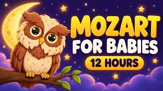 Mozart for Babies 🦉 Little Night Owl Lullabies | 12 Hours of Bedtime Music