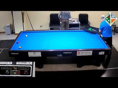 LLIGA 3BANDES 2aB DIV. LLEIDA (A.CARMONA) - LLINARS (X. MARTINEZ)