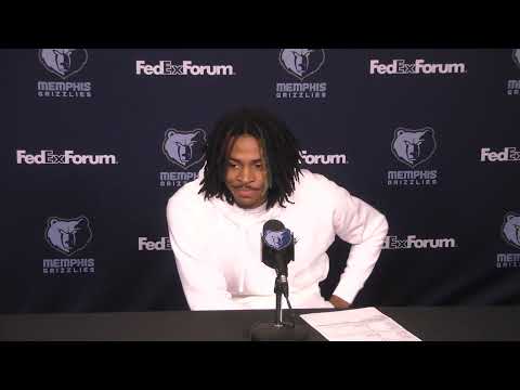 MEMvLAL: Ja Morant postgame 12.29.21