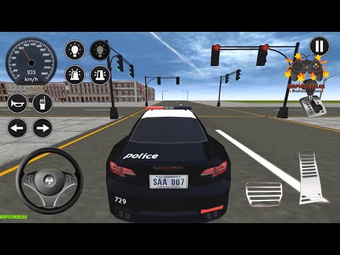 4K Polis Arabası Oyunu İzle '' Real Police Car Driving v2 '' Araba oyunu izle - Android Gameplay