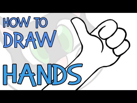 How To Draw Hands (EASY tutorial) - Draw Cartoons!
