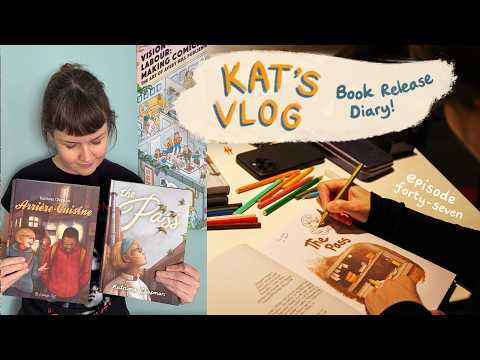 My book came out! A vlog about my creative process, and a month I took off work to promote it.