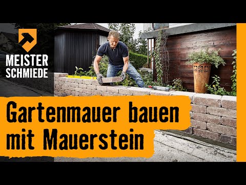 HORNBACH Meisterschmiede - Gartenmauer bauen mit Mauersteinen
