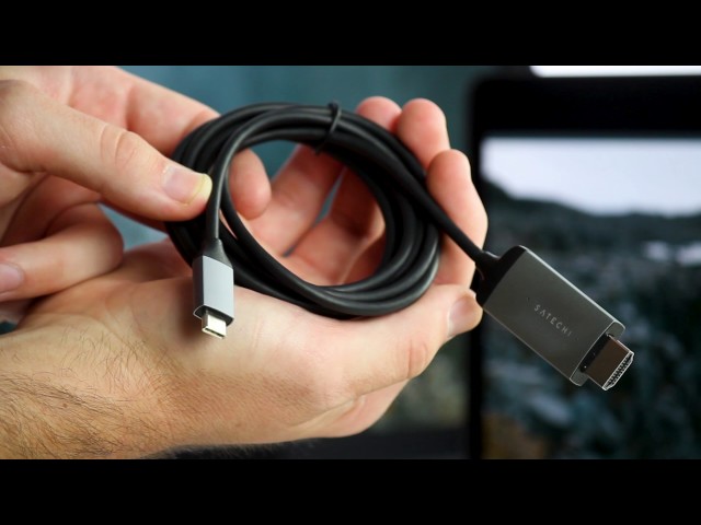 Video Teaser für Satechi Aluminum Type-C to HDMI Cable & Adapter 4K 60Hz