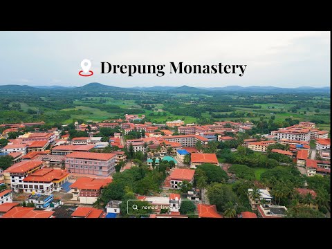 Massive Tibetan Camp Mundgod Drone View 4K 😱  #dji #drone