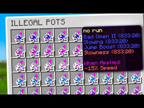 Why I'm Using Illegal Minecraft Potions On This Minecraft Smp...