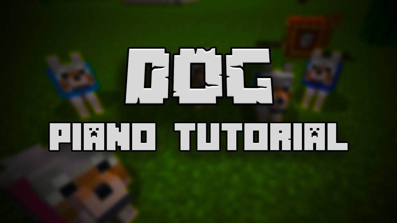 C418 - Dog (from Minecraft) - Piano Tutorial