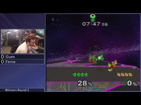 Mass Madness 27 - Guex (Yoshi) vs. Ferox (Fox) - Melee WR2