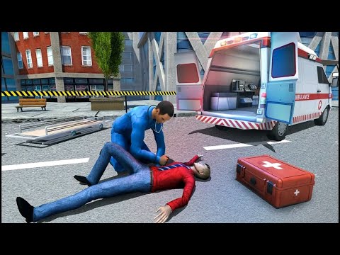 Policeman Ambulance Van Driving - 911 Emergency Rescue Simulator - Android Gameplay