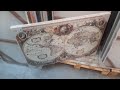 Video: Cuadro en lienzo mapamundi clásico antiguo vintage