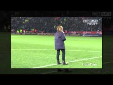 Sam Bailey Official :Sings Skyscraper Live King Power Stadium Dec 2013